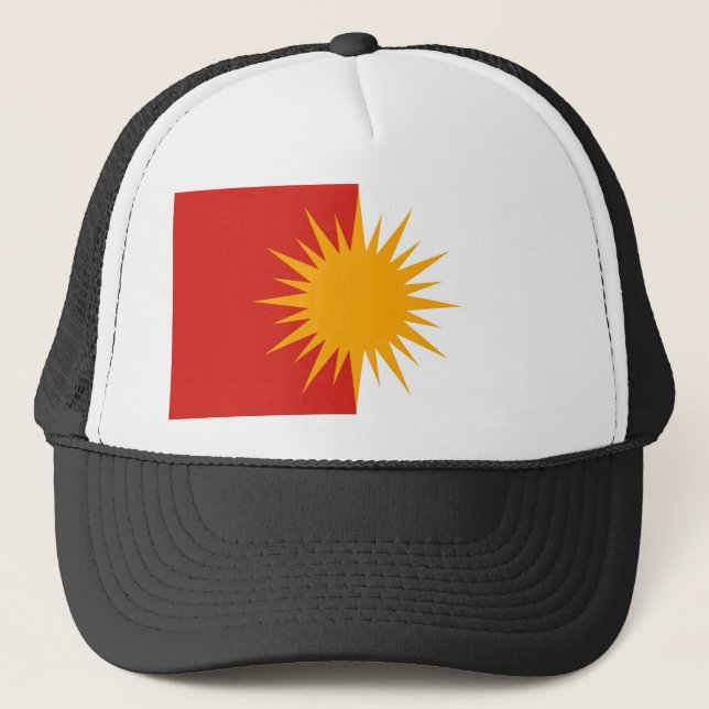 Boné Chapéu da bandeira de Yezidi (Frente)