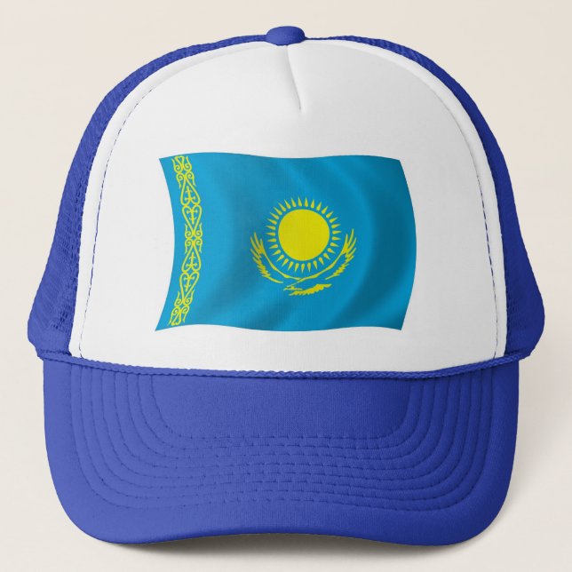 Boné Chapéu da Bandeira do Cazaquistão (Frente)