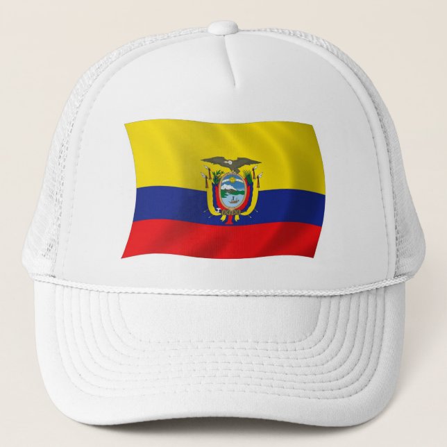 Boné Chapéu da Bandeira do Equador (Frente)