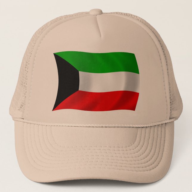 Boné Chapéu da Bandeira do Kuwait (Frente)