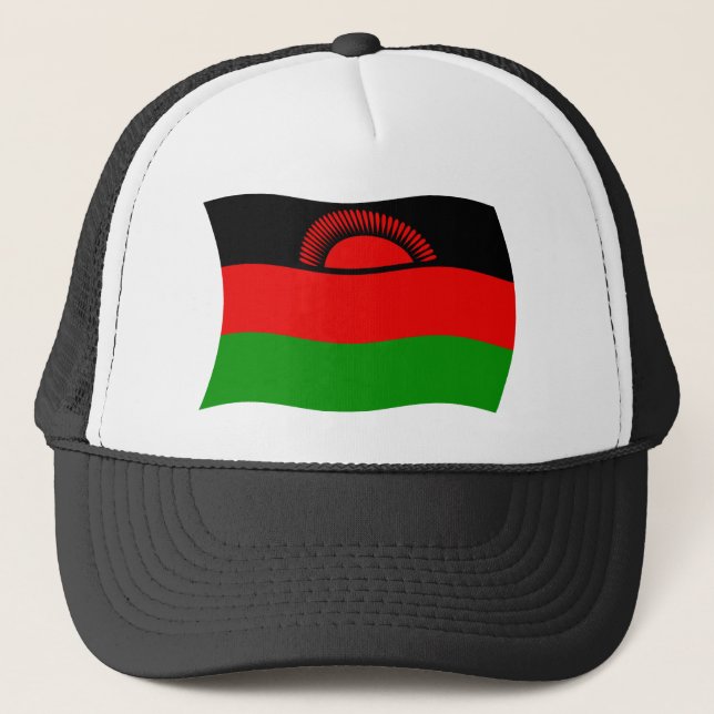 Boné Chapéu da Bandeira do Malawi (Frente)