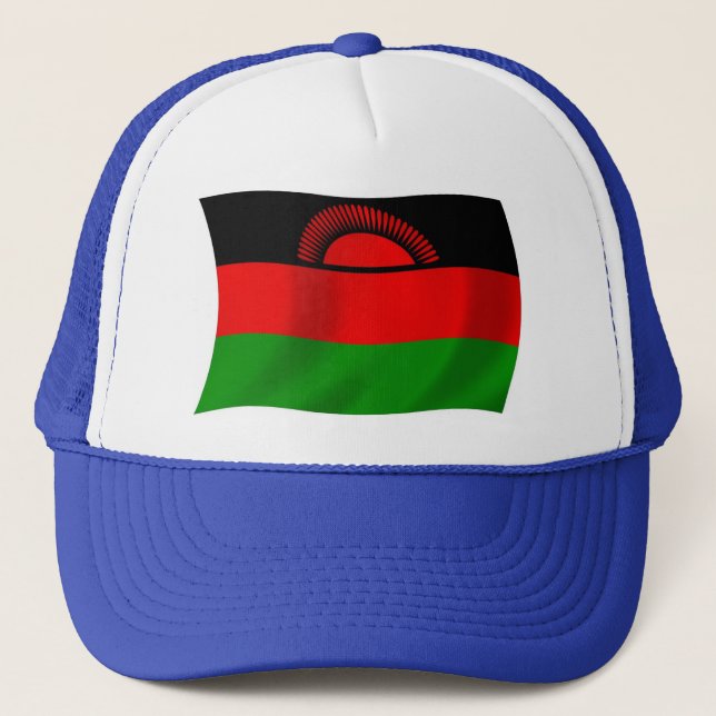 Boné Chapéu da Bandeira do Malawi (Frente)
