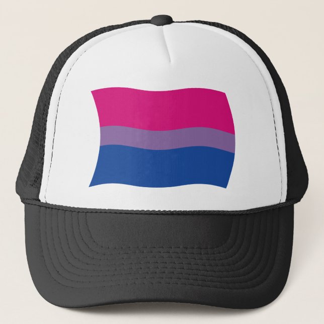 Boné Chapéu da Bandeira do Orgulho Bissexual (Frente)