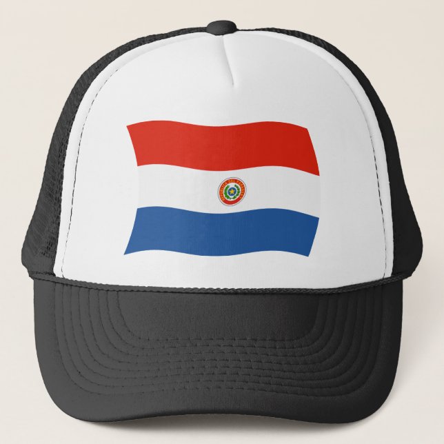 Boné Chapéu da Bandeira do Paraguai (Frente)