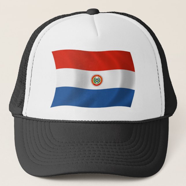 Boné Chapéu da Bandeira do Paraguai (Frente)