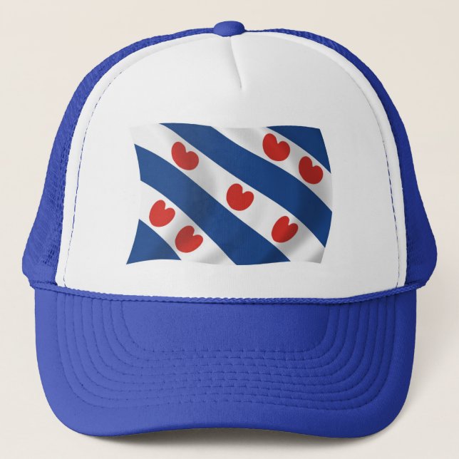 Boné Chapéu da Bandeira Frísia (Frente)