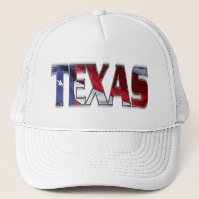 Boné Chapéu da bandeira patriótica do Texas e americana (Frente)