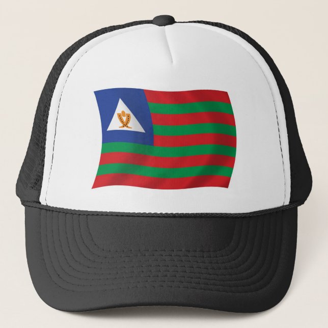 Boné Chapéu da Bandeira Tribal Bubi (Frente)