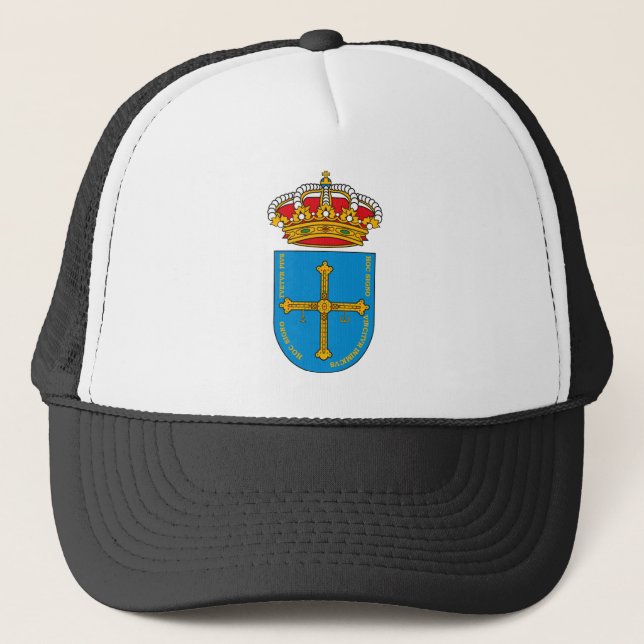 Boné Chapéu da brasão das Astúrias (Frente)