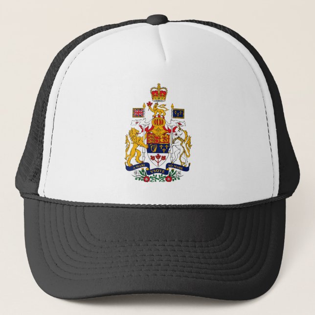 Boné Chapéu da brasão de Canadá (Frente)