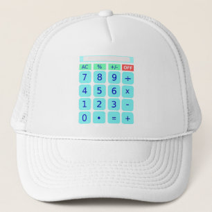 Boné Chapéu da calculadora
