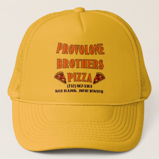 Boné chapéu da cara da pizza (Frente)