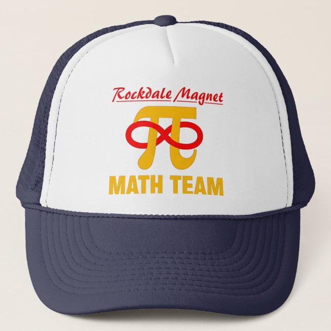 Boné Chapéu da equipe da matemática (Frente)