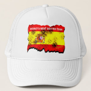 Boné Chapéu da espanha da equipe de futebol dos mundos