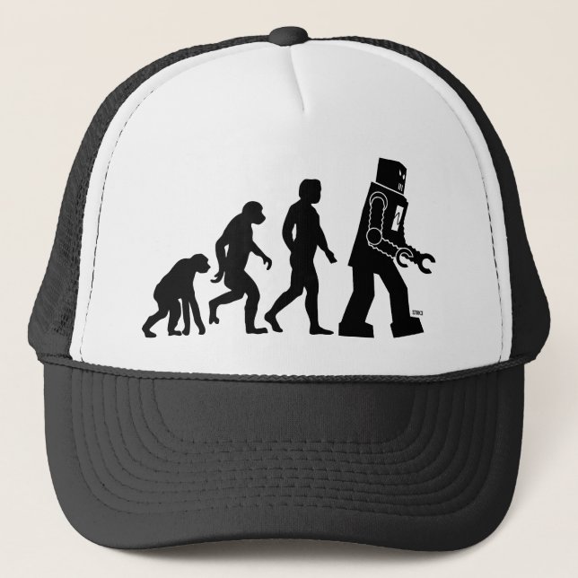 Boné Chapéu da evolução do robô (Frente)