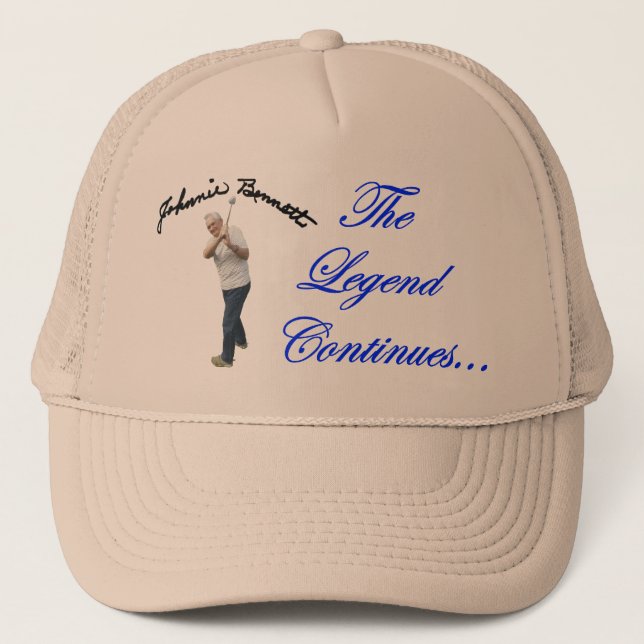 Boné Chapéu da "legenda" de Johnnie Bennett (Frente)