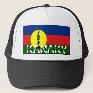 Boné Chapéu da lembrança da bandeira de Nova Caledôn