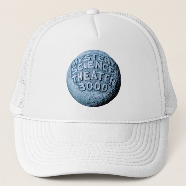 Boné Chapéu da lua de MST3K (branco) (Frente)