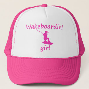 Boné Chapéu da menina de Wakeboardin
