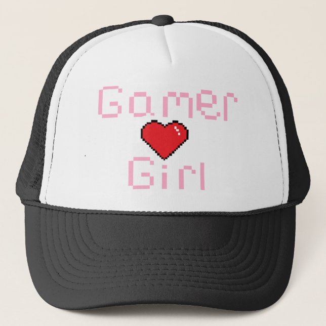 Boné Chapéu da menina do Gamer (Frente)