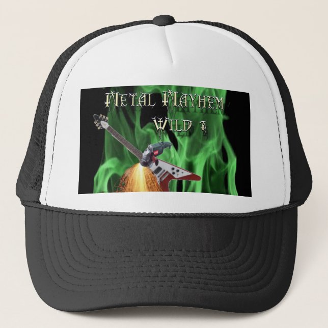 Boné Chapéu da mostra do desordem do metal de 40 rochas (Frente)