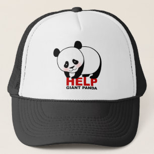 Boné Chapéu da panda gigante da ajuda