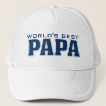 Chapéu da papá do mundo o melhor