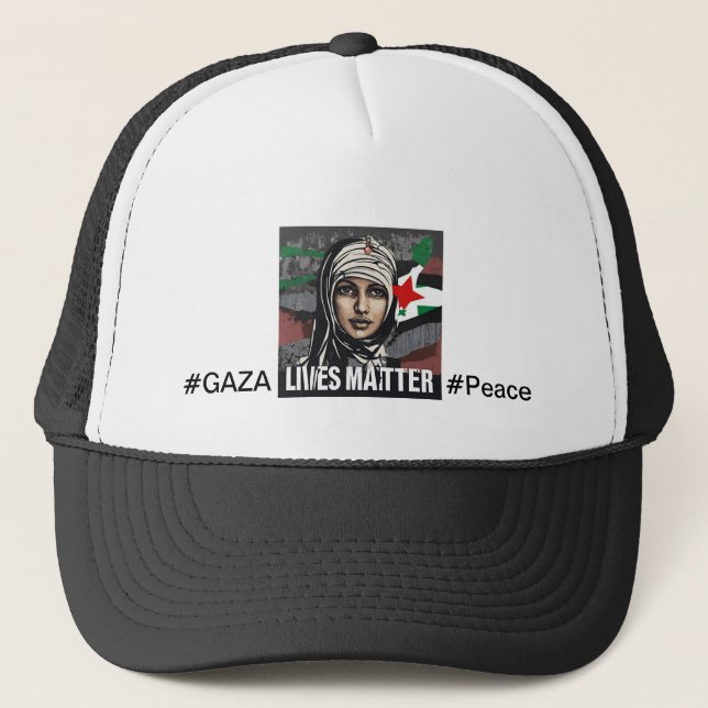 Boné Chapéu da Paz de Gaza (Frente)