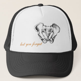 Boné Chapéu da pelve