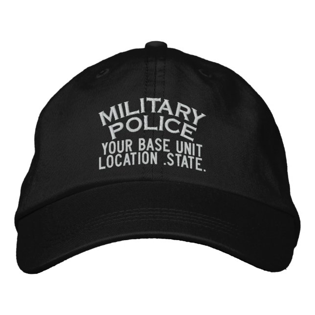 Boné Chapéu da Polícia Militar Personalizado (Frente)