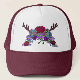 Boné Chapéu da Rainha de Flor Selvagem