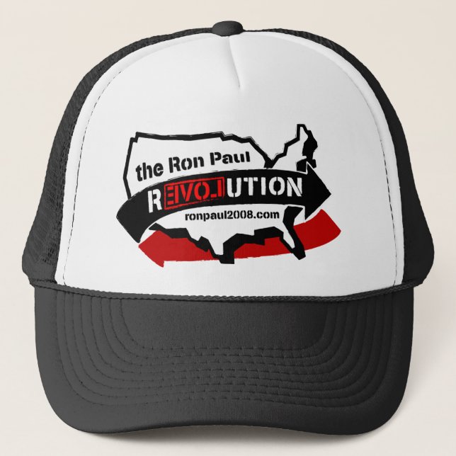 Boné Chapéu da revolução de Ron Paul (Frente)