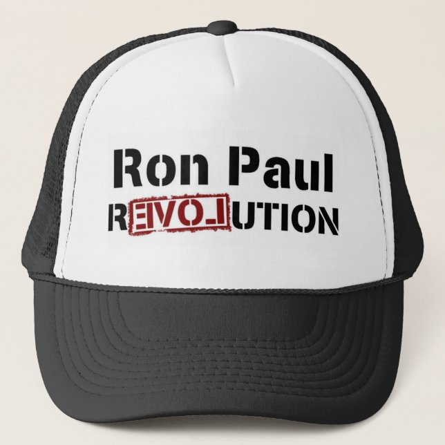 Boné Chapéu da revolução de Ron Paul (Frente)