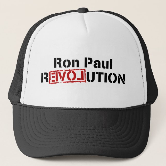 Boné Chapéu da revolução de Ron Paul (Frente)