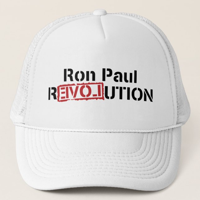 Boné Chapéu da revolução de Ron Paul (Frente)