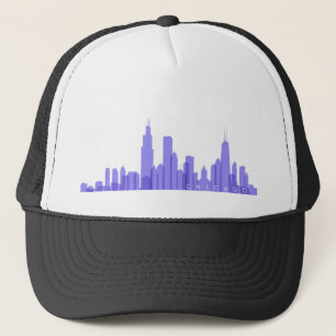 Boné Chapéu da skyline de Chicago