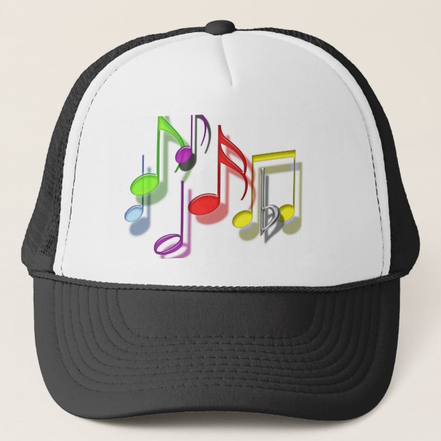 Boné CHAPÉU das notas musicais (Frente)