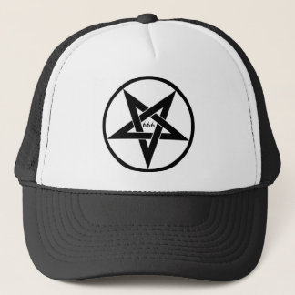 Boné Chapéu de 666 Pentagram