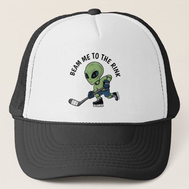 Boné Chapéu de Alienígena de hóquei (Frente)