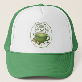Boné Chapéu de Amante de Matcha