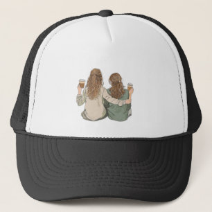 Boné Chapéu de Amizade Fofa Melhor Amiga