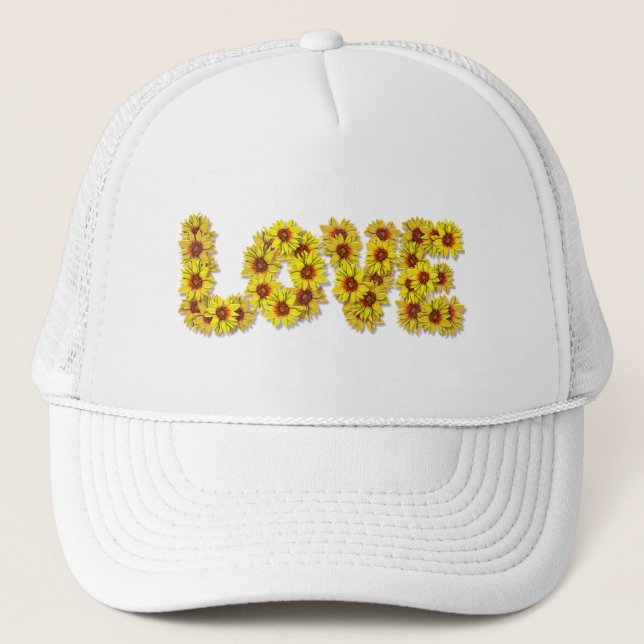 Boné Chapéu de Amor de Girassol (Frente)