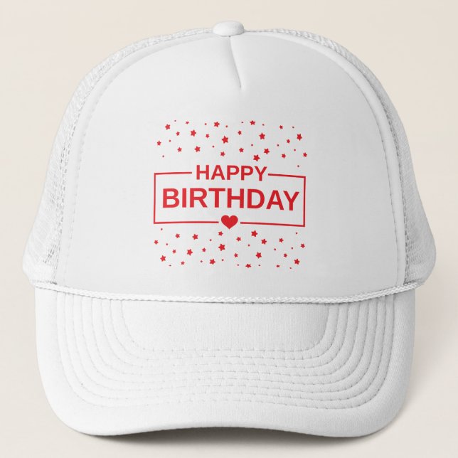 Boné Chapéu de Aniversário (Frente)