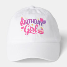 Chapéu de Aniversário Infantil para Meninas Bi