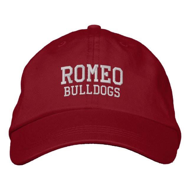 Boné Chapéu de Baseball Bordado do Segundo grau Romeo (Frente)