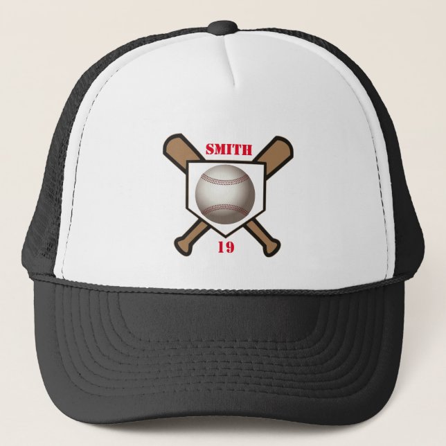 Boné Chapéu de Baseball Personalizado - Adicione seu No (Frente)