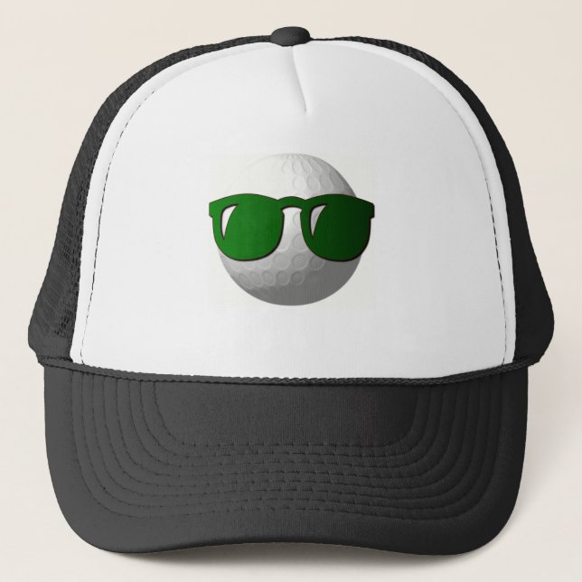 Boné Chapéu de basebol legal do design da bola de golfe (Frente)