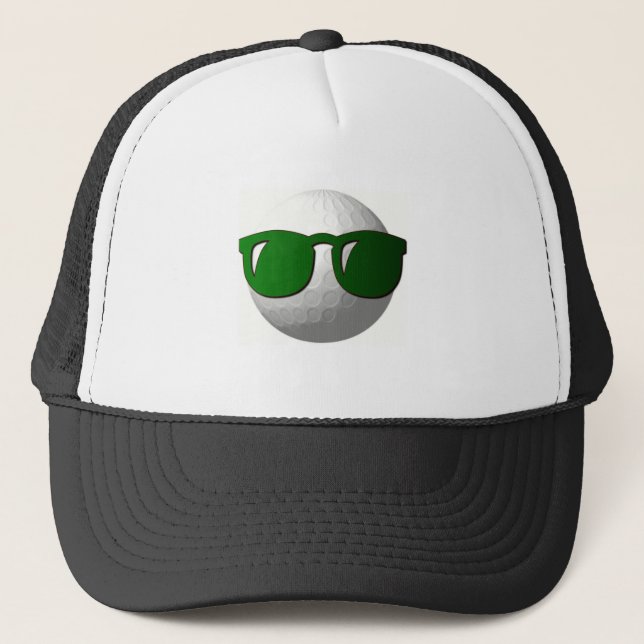 Boné Chapéu de basebol legal do design da bola de golfe (Frente)