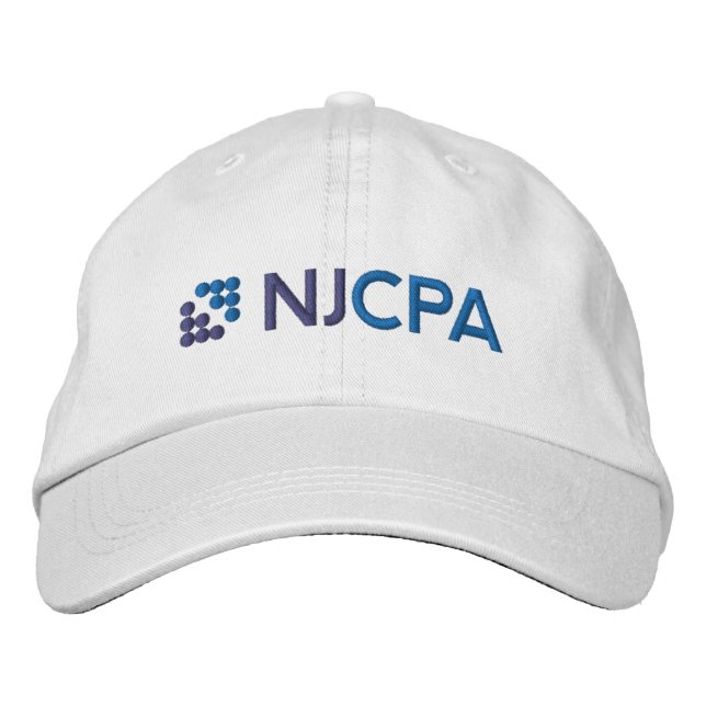 Boné Chapéu de basebol NJCPA - Branco (Frente)