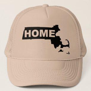 Boné Chapéu de Beisebol de Massachusetts Casa Fora de C
